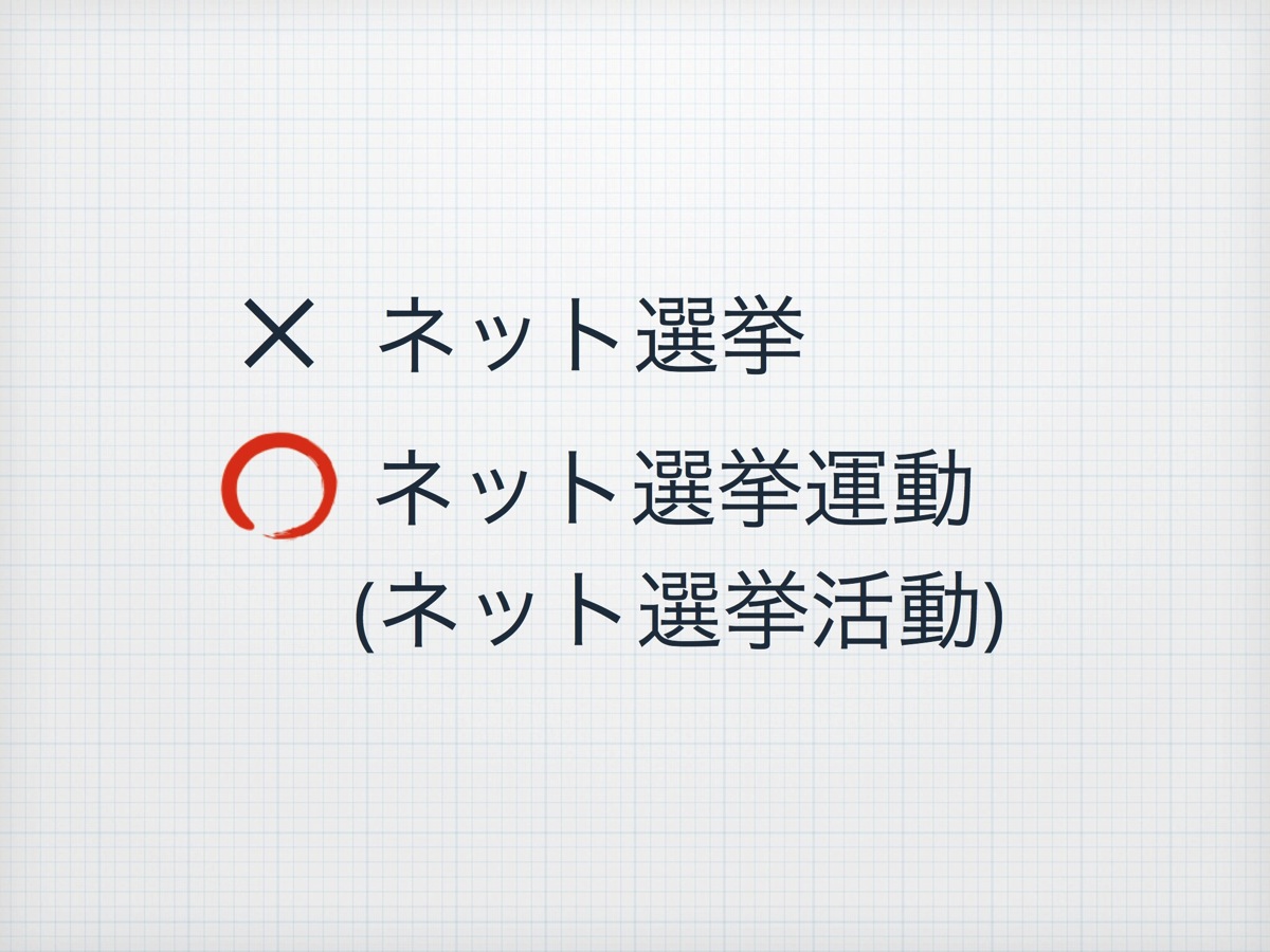 ネット選挙とは