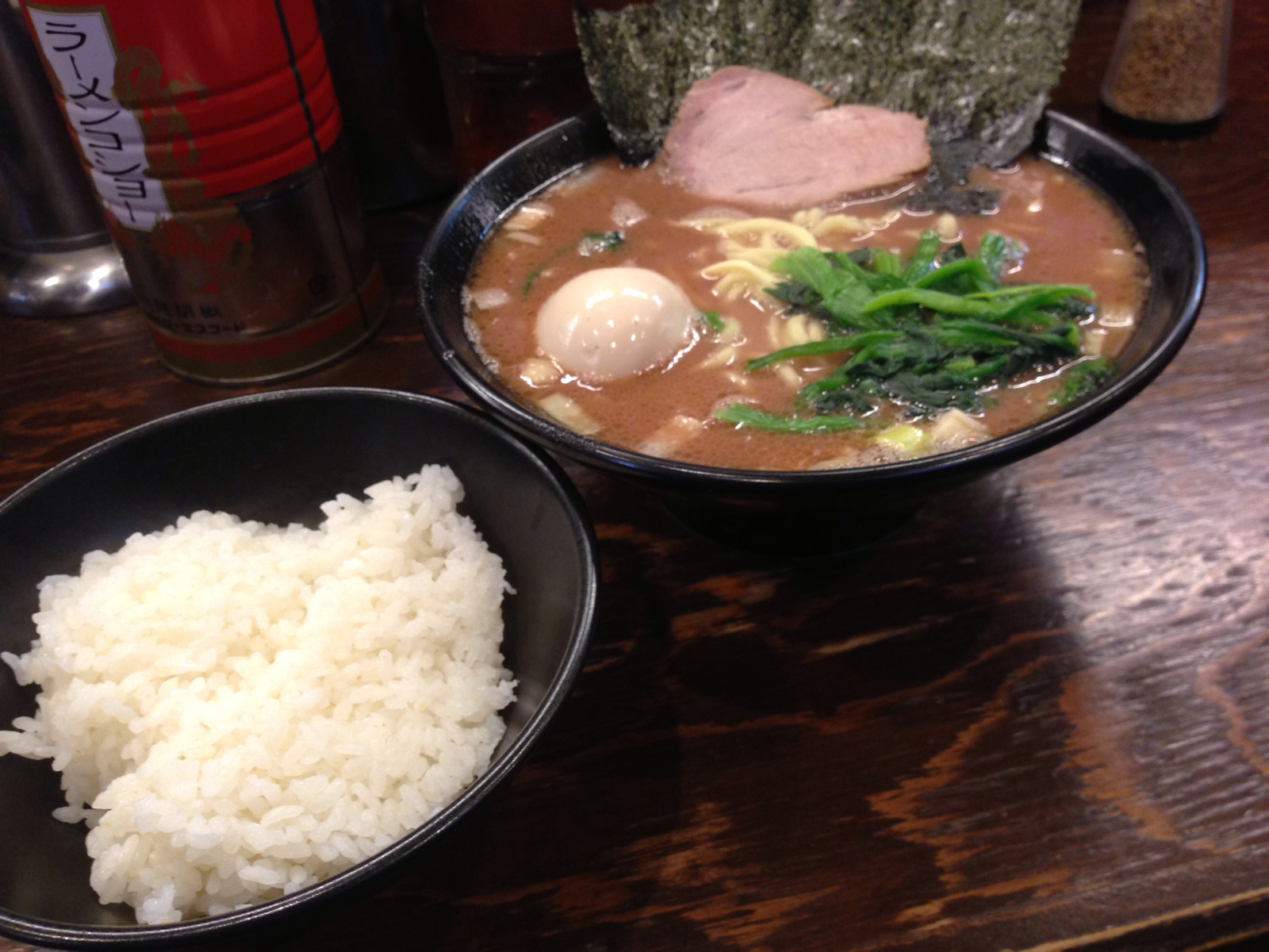 ライス無料の案内